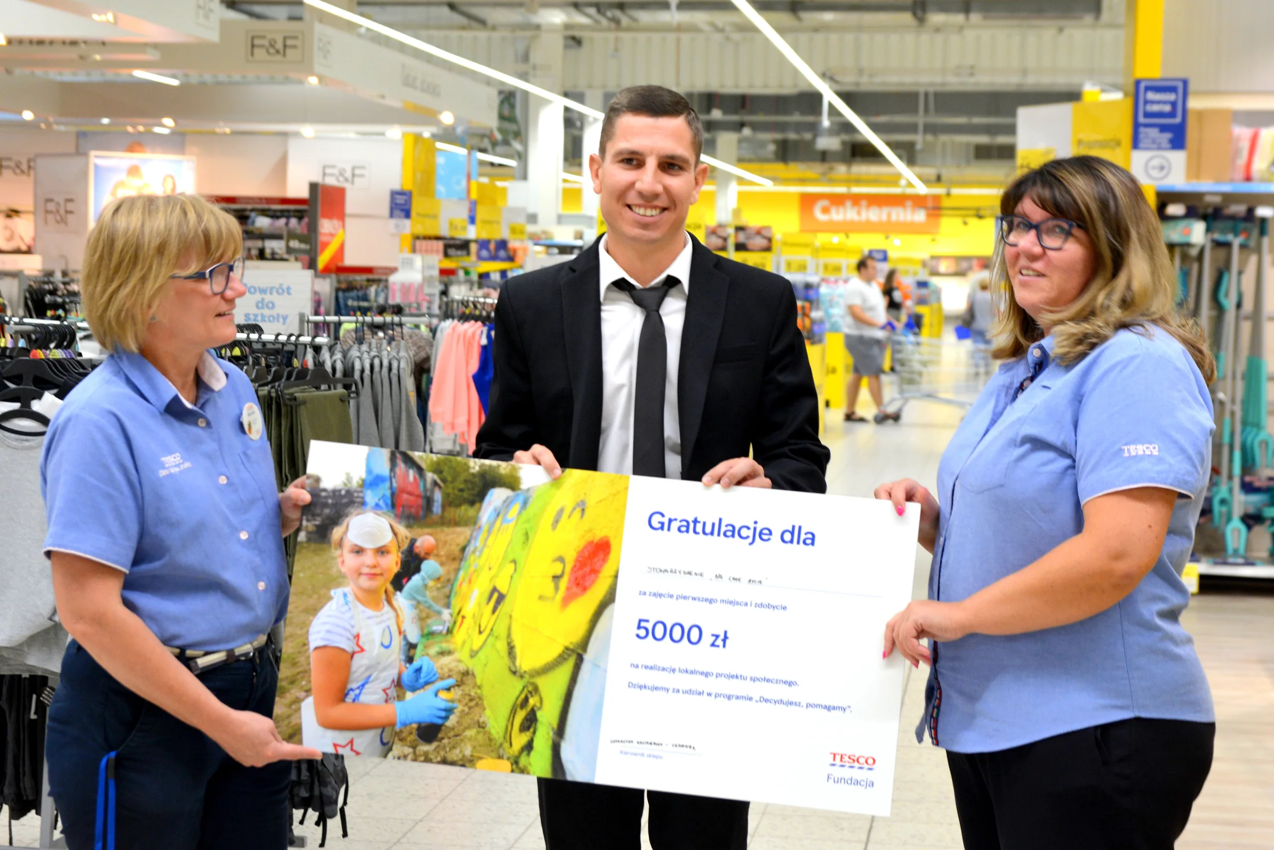 19.08.2019 Zajęliśmy pierwsze miejsce w programie „Decydujesz, pomagamy”.