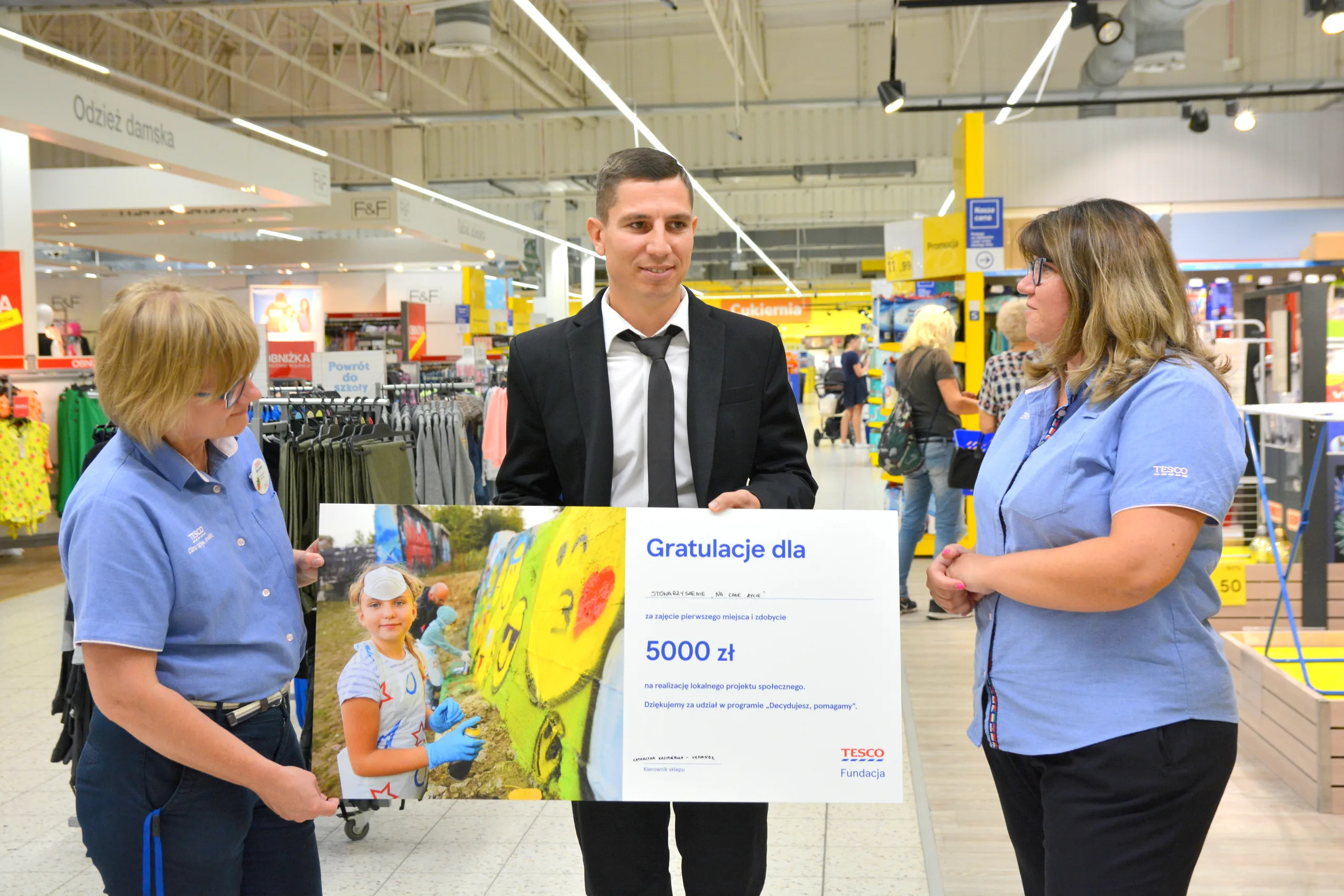 19.08.2019 Zajęliśmy pierwsze miejsce w programie „Decydujesz, pomagamy”.