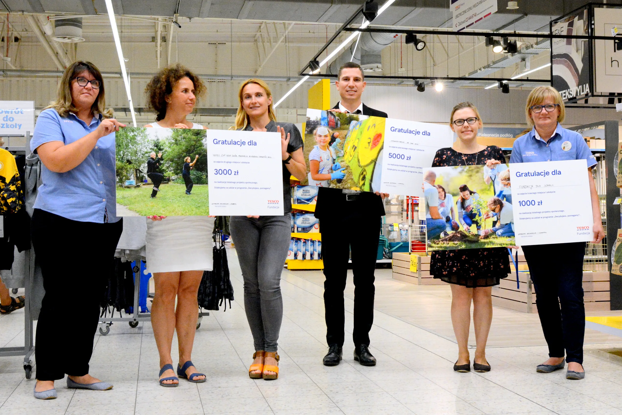 19.08.2019 Zajęliśmy pierwsze miejsce w programie „Decydujesz, pomagamy”.