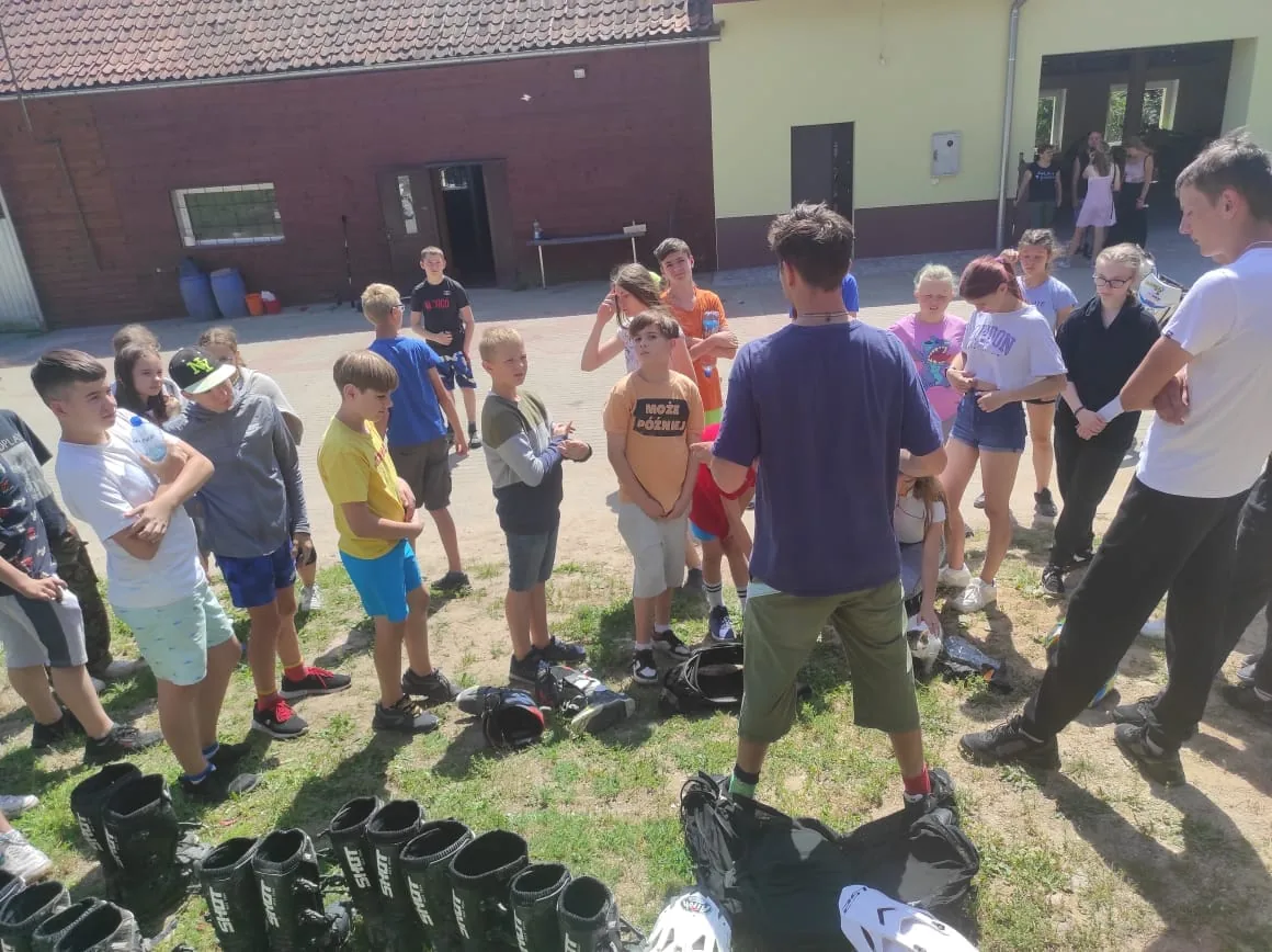 14.07 - 24.07.2023 Obóz rekreacja, survival, motocross w Ogrodnikach