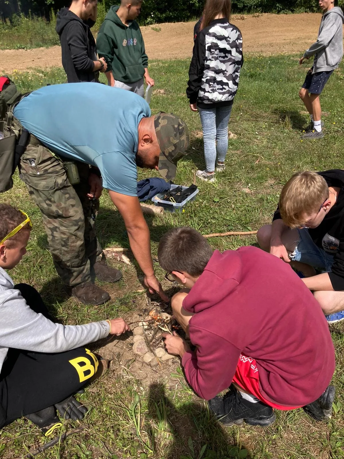 14.07 - 24.07.2023 Obóz rekreacja, survival, motocross w Ogrodnikach