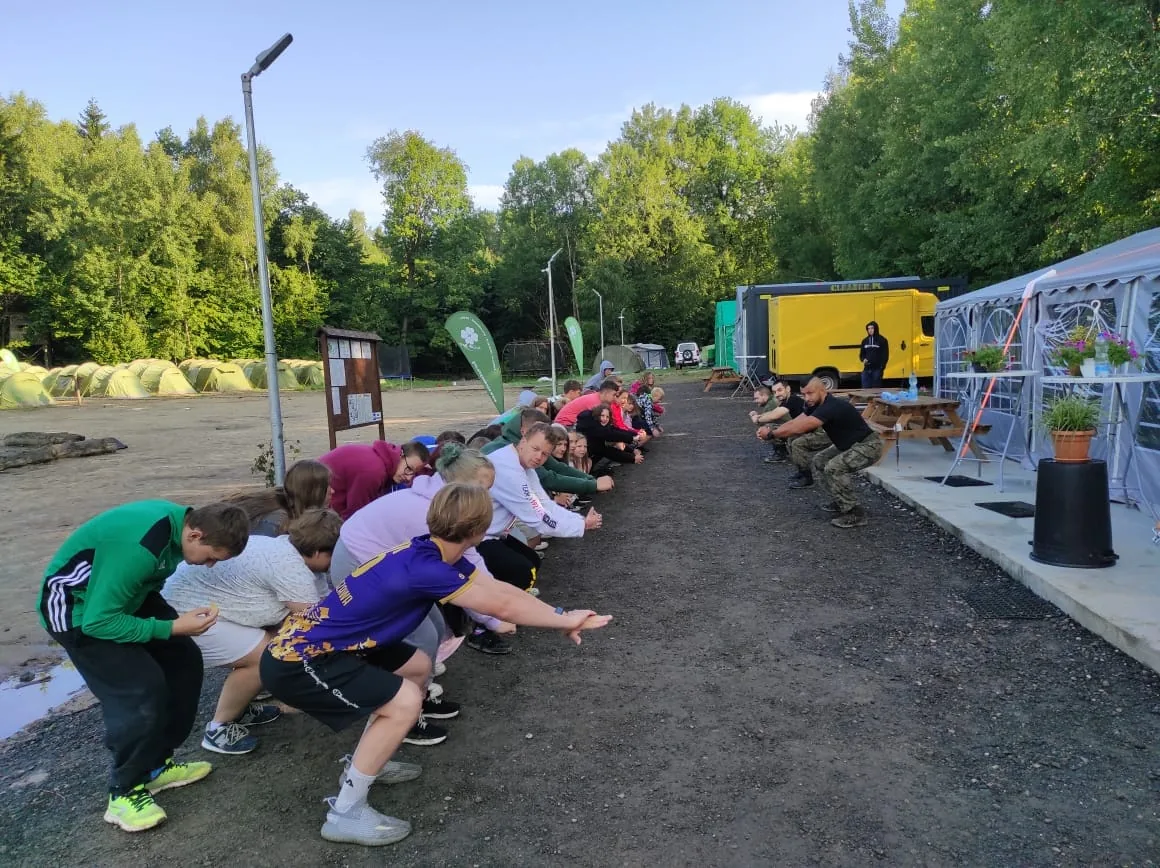 14.07 - 24.07.2023 Obóz rekreacja, survival, motocross w Ogrodnikach