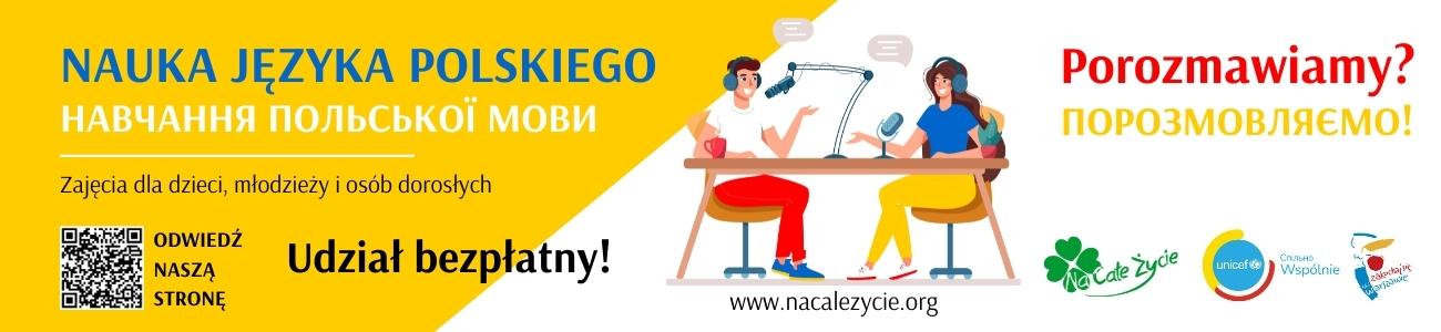 Nauka języka polskiego "Porozmawiamy?ПОРОЗМОВЛЯЄМО!"