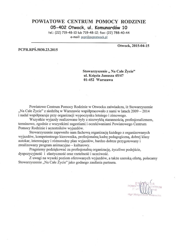 Powiatowe Centrum Pomocy Rodzinie Otwock