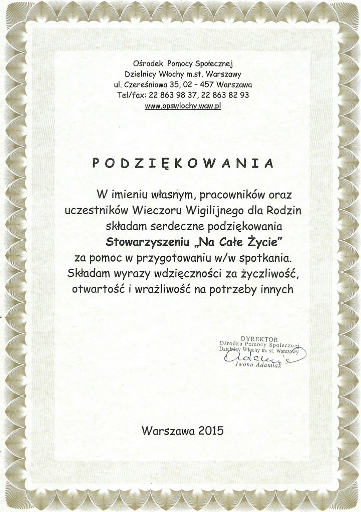 Ośrodek Pomocy Społecznej Dzielnicy Włochy m.st. Warszawy